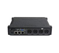 Pro Dante Audio Convertitore/trasmettitore Dante a 4 ingressi e 4 uscite con controllo del guadagno che supporta un alimentatore da 12 V CC per il sistema PA Indirizzo pubblico
