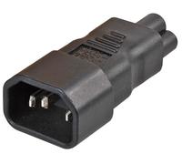 PRO ELEC - Adattatore IEC da C14 a C5, nero