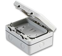 Pro Elec P9098 2-Gang IP66 presa esterna commutata
