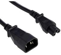 Pro Elec PE01107 - Cavo di alimentazione IEC C5 a IEC C14, 1 m