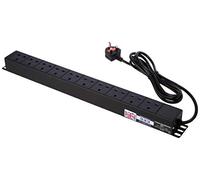 Pro Elec XH10 10 PDU, montaggio a rack orizzontale