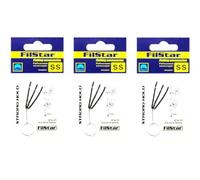 PRO FILSTAR Set di 45 Stopper Pesca SS 0,10-0,16mm- Perline Pesca per Galleggianti Pesca - Accessori Pesca Mare - Paratura Pesca - Perline Piccole - Pesca Attrezzatura - Kit Carpfishing - Perline Nere