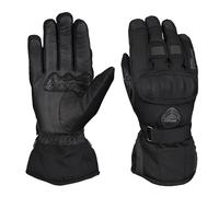 PRO FUTURE Guanti Moto Invernali WP Impermeabili con Protezioni e Touchscreen Nero Giallo (Nero, XL)