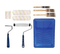 Pro Grade Set copri rullo per pittura, pisolini per pittura murale per proprietari di casa o professionisti con tutte le vernici e le macchie. (Set da 10 pezzi)