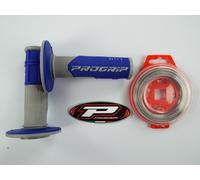 Pro grip 801 Blu Manopole Filo Motocross Enduro SX Crf YZF YZ Rmz RM Sxf Cr TC