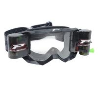 PRO GRIP PZ3300RO-322 GOGGLE VISION GO ROLL OFF XXL MATT BLACK