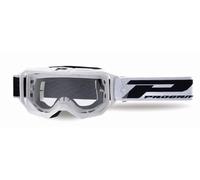 PRO GRIP PZ3300TR-323 GOGGLE VISION GO MATT WHITE/CLEAR MASCHERA 3300