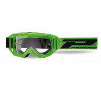 PRO GRIP PZ3300TR-413 GOGGLE VISION GO GREEN MATT/CLEAR MASCHERA 3300