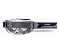 PRO GRIP PZ3300TR-414 GOGGLE VISION GO SILVER MATT/CLEAR MASCHERA 3300