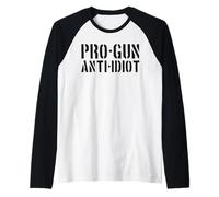 PRO-Gun Anti-Idiota Maglia con Maniche Raglan