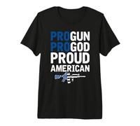 PRO-Gun PRO-Dio OROSO Americano Maglietta Premium