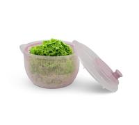 Pro Home Centrifuga per insalata (2,7 litri, Ø 20 cm) senza BPA, 3 in 1, centrifuga, colino e insalatiera, manovella 3D, centrifuga senza sforzo, asciugacapelli per insalata