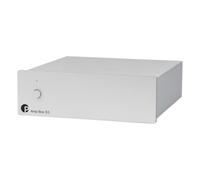 Pro-Ject Amp Box S3 - Amplificatore stereo micro audiofilo 2 x 50 W, attacco trigger, colore: Argento