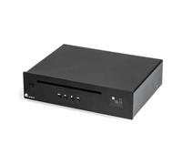 Pro-Ject CD Box E, lettore CD compatto con meccanica Red Book, nero | Slot-in, DAC interno, uscita RCA analogica e S/PDIF coassiale, frontale in alluminio, corpo metallico