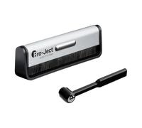 Pro-Ject Cleaning Set Basic, kit di pulizia per dischi in vinile e puntine | Spazzola in fibra di carbonio Brush it e spazzola per puntine Clean it in un’unica confezione, fibre di carbonio conduttive