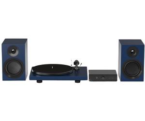 Pro-Ject Colourful Audio System E Satin Steel Blue Kit Turntable