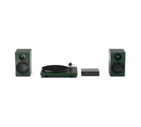 Pro-Ject Colourful Audio System E, set hi-fi con giradischi, verde | Giradischi, amplificatore Bluetooth e diffusori in un unico set, in sei finiture, cavo per diffusori incluso