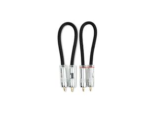 Pro-Ject Connect it Line S RCA, cavo audio RCA di alta qualità con conduttore in rame OFC e connettori placcati in oro (0,205 m)
