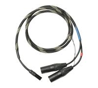 Pro-Ject Connect it Phono DS miniXLR/XLR, cavo phono OFC, 1,23 m | Cavo phono con rame OFC al 99,99 %, spinotti argentati, schermatura a elica OFC, bassa capacità, 1,23 m