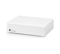 Pro-Ject DAC Box E, convertitore D/A 24 bit, coassiale, ottico, bianco | 24 bit/192 kHz, ingresso coassiale e ottico, circuito SMD, componenti a basso rumore, schermatura metallica interna