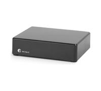 Pro-Ject DAC Box E, convertitore D/A 24 bit, coassiale, ottico, nero | 24 bit/192 kHz, ingresso coassiale e ottico, circuito SMD, componenti a basso rumore, schermatura metallica interna