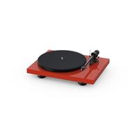 Pro-Ject Debut Carbon EVO, giradischi con braccio in carbonio, commutazione elettronica di velocità e pick-up Red 2M preassemblato (rosso lucido)