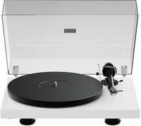 Pro-Ject Debut EVO 2, giradischi audiofili di nuova generazione con braccio in fibra di carbonio, selezione elettronica della velocità e cartuccia Pick it MM EVO premontata, prodotto in Europa (bianco