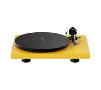 Pro-Ject Debut EVO 2 giradischi, braccio in carbonio, giallo oro satinato | Piatto in alluminio smorzato con TPE, blocco cuscinetti fresato CNC, antiskating adattivo, Pick it MM EVO