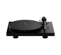 Pro-Ject Debut EVO 2 giradischi, braccio in carbonio, nero lucido | Piatto in alluminio smorzato con TPE, blocco cuscinetti fresato CNC, antiskating adattivo, Pick it MM EVO