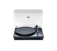 Pro-Ject Debut III Giradischi manuale (braccio e di testina Ortofon OM 5E, trazione a cinghia, velocità 33/45 giri). Colore: Nero