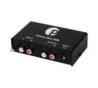 Pro-Ject Phono Box MM, preamplificatore phono MM/MC ad alta uscita, nero | Doppio mono, IC a basso rumore, solido involucro in metallo, prese RCA in oro duro, meno di 1 W in standby