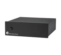 Pro-Ject Phono Box S2 Ultra, preampli phono MM/MC discreto, nero | Discreto senza OpAmp, condensatori in polistirene, impedenza commutabile, 4 livelli di guadagno, custodia in metallo