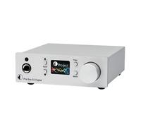 Pro-Ject - Preamplificatore Stereo Digitale Pre Box S2 Digital con DAC e Amplificatore per Cuffia - Argento - SPEDIZIONE GRATUITA