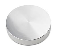 Pro-Ject Record Puck E, peso per dischi da 190 g in alluminio, argento | Riduce le risonanze, aiuta con i dischi ondulati, rivestimento in feltro sul lato inferiore, alluminio