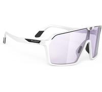 Rudy Project SPINSHIELD White Matte Impactx Photochromic 2Laser Purple Occhiali, Taglia Unica Unisex Adulti, bianco, Taglia unica
