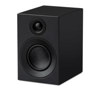 Pro-Ject Speaker Box 3 E Carbon diffusori da scaffale, coppia, nero | Diffusore da scaffale compatto con cupola in seta da 0,75 pollici, woofer in carbonio da 3 pollici, bass reflex, 83 Hz-20 kHz