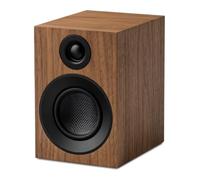 Pro-Ject Speaker Box 3 E Carbon diffusori da scaffale, coppia, noce | Diffusore da scaffale compatto con cupola in seta da 0,75 pollici, woofer in carbonio da 3 pollici, bass reflex, 83 Hz-20 kHz