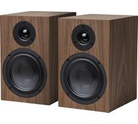 Pro-Ject Speaker Box 5 - Altoparlanti Passivi da Scaffale HiFi - Diffusori da Scaffale a 2 Vie, Potenza 150W, 4 Ohm, Tweeter da 2,5", woofer da 16" - Noce - Coppia