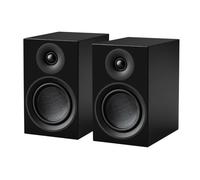 Pro-Ject Speaker Box 5 E Carbon diffusori da scaffale, coppia, nero | Diffusore da scaffale audiophile con cupola in seta da 1 pollice, woofer in carbonio da 5 pollici, bass reflex, 65 Hz-20 kHz