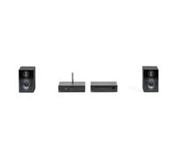 Pro-Ject Stereo Set E CD, set hi-fi con lettore CD, nero | Set hi-fi per iniziare con amplificatore, lettore CD e due micro diffusori, con cavo per diffusori e cavo RCA
