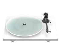 Pro-Ject T1 EVO BT bianco opaco - Giradischi vinile, Bluetooth, Manuale, Preamplificatore integrato, MM, Trasmissione a cinghia, 33 giri, 45 giri