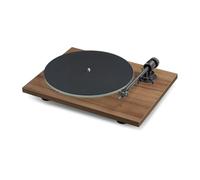 Pro-Ject T1 EVO Phono giradischi con preamplificatore, Noce | Preamplificatore phono integrato e inseribile, base fresata CNC senza plastica, piatto in vetro da 8 mm, Ortofon OM10