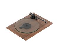 Pro-Ject T2 Super Phono giradischi con stadio phono, noce | Plug-and-play con stadio phono MM a due stadi, piatto in vetro da 1,7 kg, braccio in alluminio da 9 pollici, Sumiko Rainier