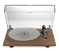 Pro-Ject T2 W noce - Giradischi vinile, Manuale, Preamplificatore integrato, MM, Trasmissione a cinghia, 33 giri, 45 giri, Celle incluse