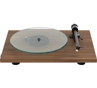 Pro-Ject T2 W Rainier Streaming Record Player - Rivoluzionaria tecnologia Wi-Fi - Preamplificatore fono MM integrato, base lavorata a CNC, piastra di vetro, braccio di tono in alluminio - Noce
