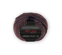 Pro Lana Merino Pur 125 - Gomitolo di lana da 50 g, colore: Caffè