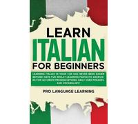 Pro Language Learning Learn Italian for Beginners (Copertina rigida)