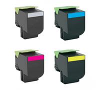 toner 802hk nero alta capacita' 80c2hk0 compabile per lexmark cx410de cx410dte cx410e cx510 4.000 pagine