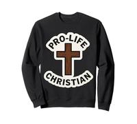 PRO-Life - Croce di Sostegno ai Bambini Non Nati della Chiesa Cristiana Felpa