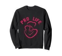 PRO Life I Am PRO-Life Generation Anti Aborto Uomini Donne Felpa